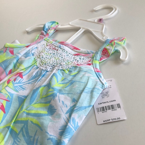 Neon Floral Baby Girl Bundle Size 9 month - Picture 5 of 6